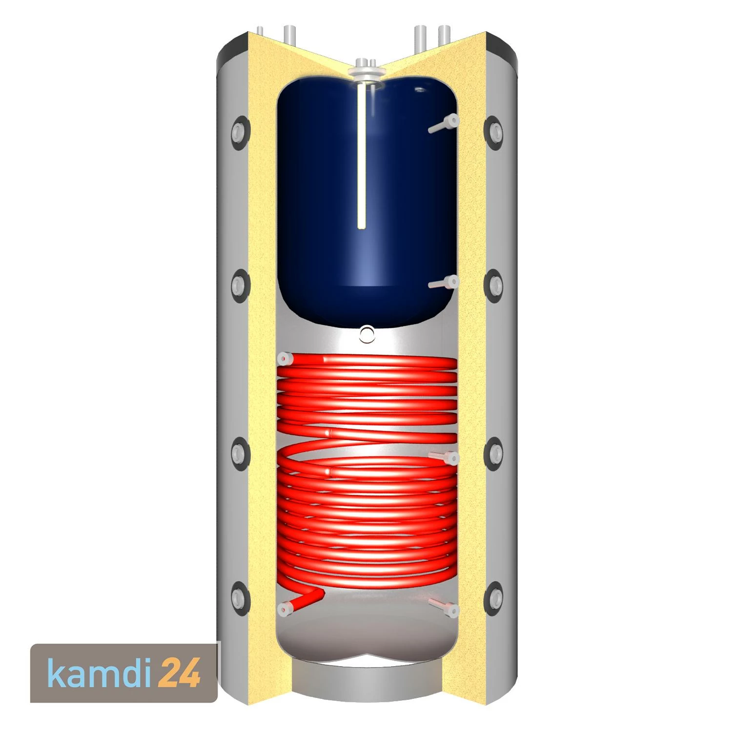 Edilkamin Aquatondo 29 Flat PLUS CS Wasserführender Kamineinsatz Komplett-Set 1000 L Kombispeicher + 1 SWT 5 Edilkamin Aquatondo 29 Flat PLUS CS Wasserführender Kamineinsatz Komplett-Set 1000 L Kombispeicher + 1 SWT – Bild 3