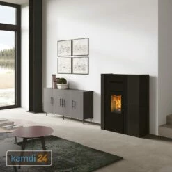 Edilkamin Blade H 15 Wasserführender Pelletofen Stahl / Glas Schwarz -Angebote Kamdi24 Store edilkamin blade h 15 wasserfuehrender pelletofen stahl glas schwarz m 2