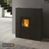 Edilkamin Blade H 15 Wasserführender Pelletofen Stahl Schwarz
