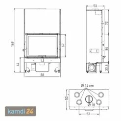 Edilkamin Blokk 70 N Kamineinsatz Feuerraum Schwarz -Angebote Kamdi24 Store edilkamin blokk 70 n kamineinsatz feuerraum schwarz 21476 m 2