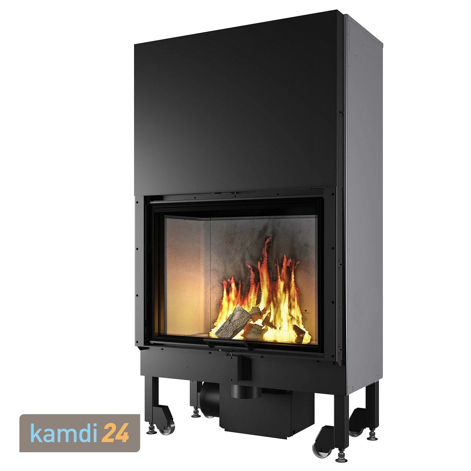 Edilkamin Blokk 90 V Kamineinsatz Feuerraum Weiß 4 Edilkamin Blokk 90 V Kamineinsatz Feuerraum Weiß – Bild 2