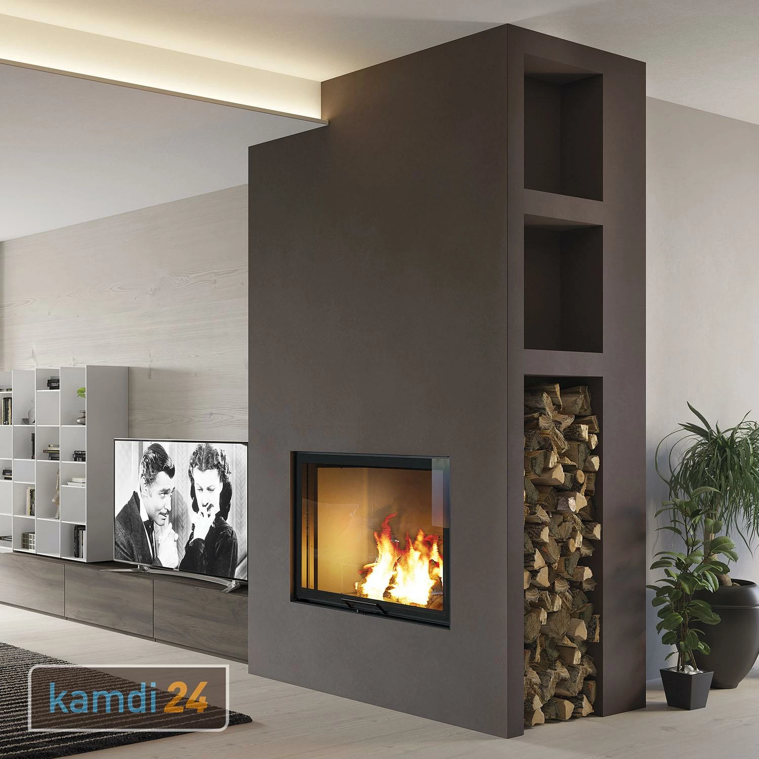 Edilkamin Blokk 90 V Kamineinsatz Feuerraum Weiß 3 Edilkamin Blokk 90 V Kamineinsatz Feuerraum Weiß