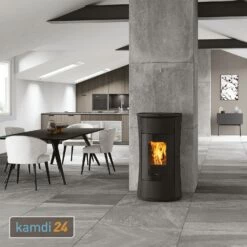 Edilkamin Cherie 9 EVO Pelletofen Keramik Dunkelgrau -Angebote Kamdi24 Store edilkamin cherie 9 evo pelletofen keramik dunkelgrau 23560 m 2