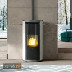 Edilkamin Evia2 Up Pelletofen Glas / Stahl Mattweiß -Angebote Kamdi24 Store edilkamin evia2 up pelletofen glas stahl mattweiss 21562 m 3