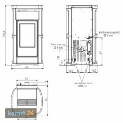 Edilkamin Kira EVO Pelletofen Keramik Bordeaux -Angebote Kamdi24 Store edilkamin kira evo pelletofen keramik bordeaux 21487 m 3