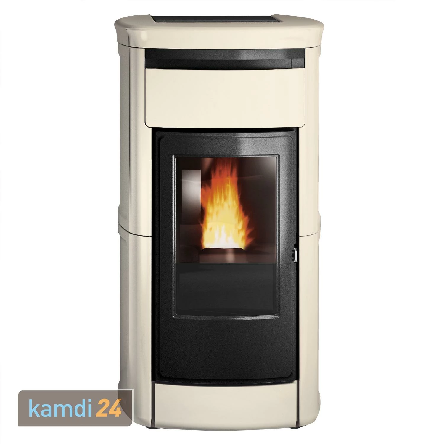 Edilkamin Kira2 H 22 Up Wasserführender Pelletofen Keramik Pergament Inkl. Kit R-FX 4 Edilkamin Kira2 H 22 Up Wasserführender Pelletofen Keramik Pergament Inkl. Kit R-FX – Bild 2
