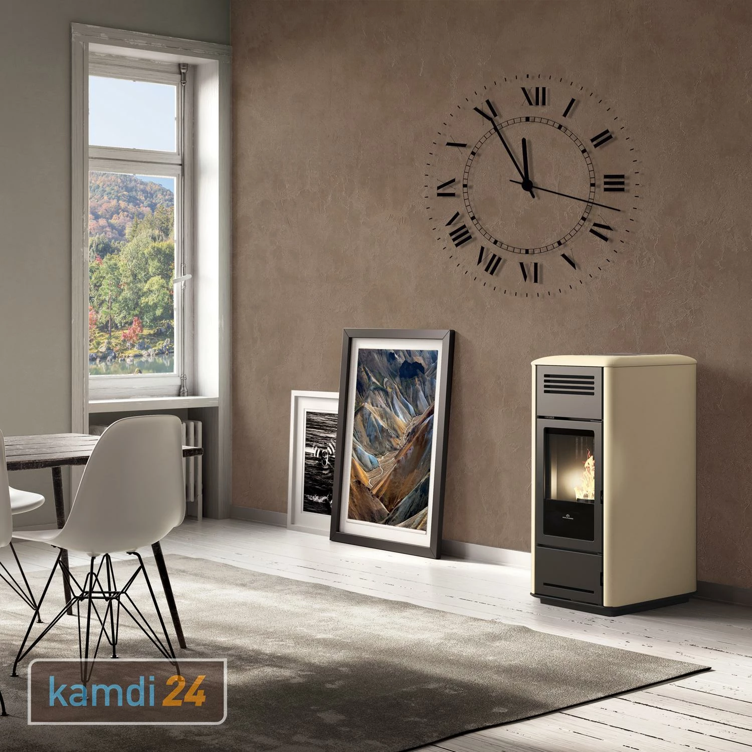 Edilkamin Milla H 15 Up Wasserführender Pelletofen Keramik Pergament 5 Edilkamin Milla H 15 Up Wasserführender Pelletofen Keramik Pergament – Bild 3