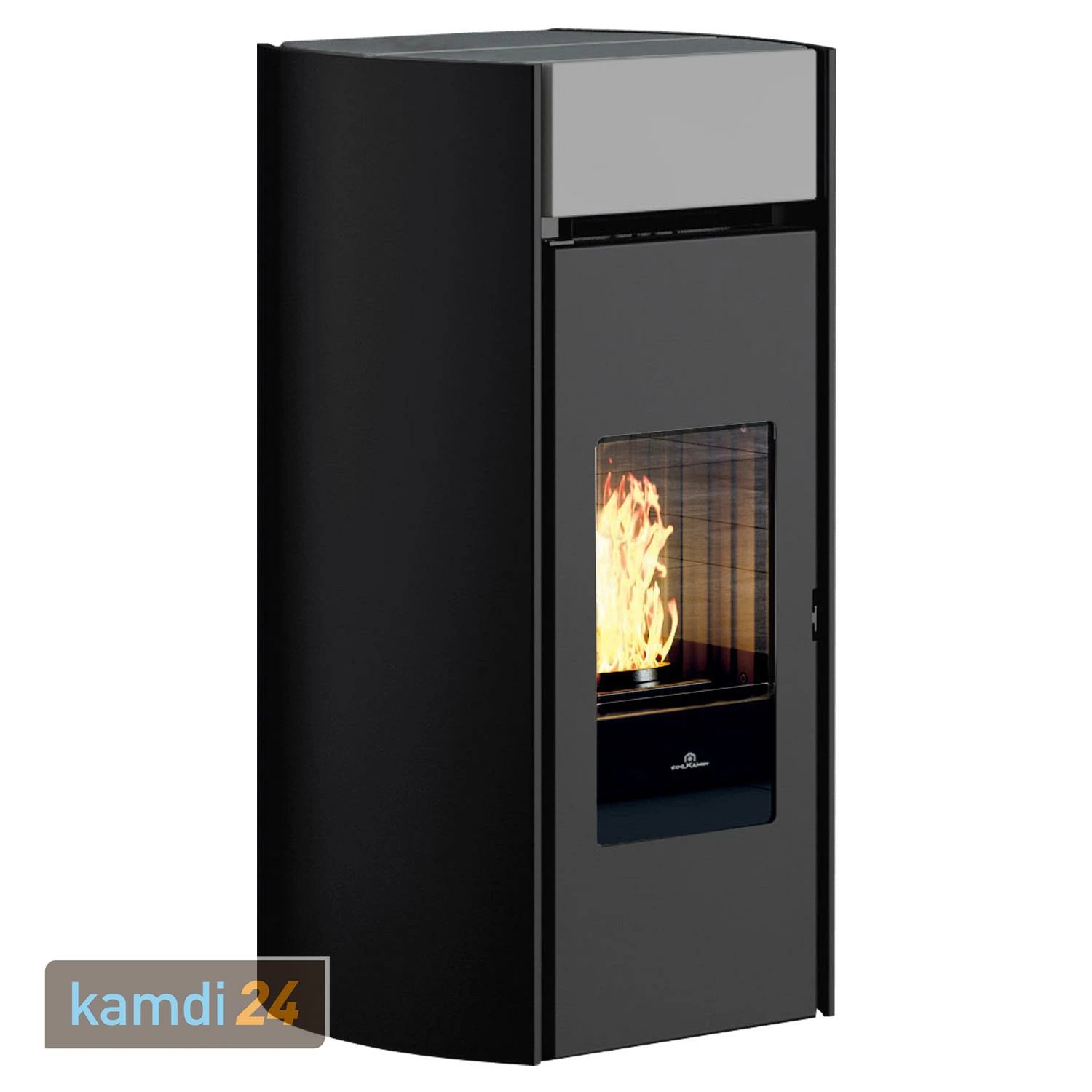 Edilkamin Myrna Q Pelletofen Keramik Grau 4 Edilkamin Myrna Q Pelletofen Keramik Grau – Bild 2