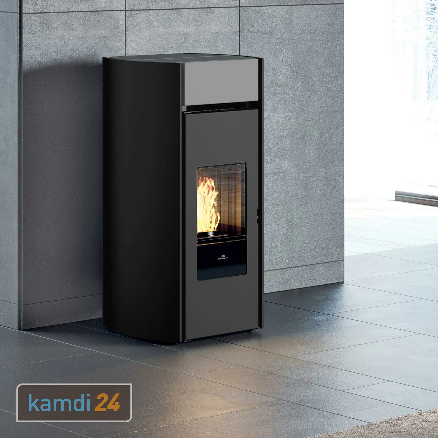 Edilkamin Myrna Q Pelletofen Keramik Grau 3 Edilkamin Myrna Q Pelletofen Keramik Grau