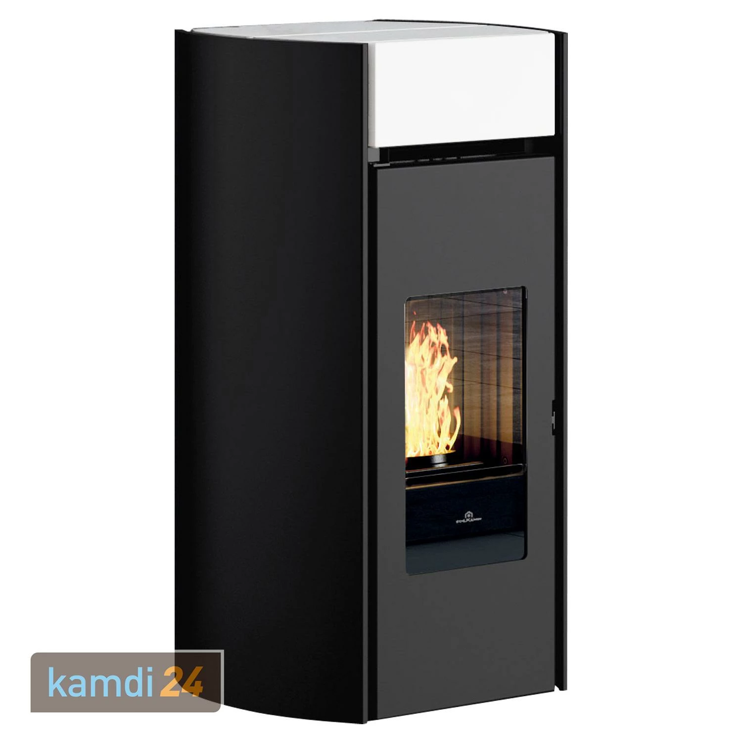 Edilkamin Myrna Q Pelletofen Keramik Weiß 4 Edilkamin Myrna Q Pelletofen Keramik Weiß – Bild 2