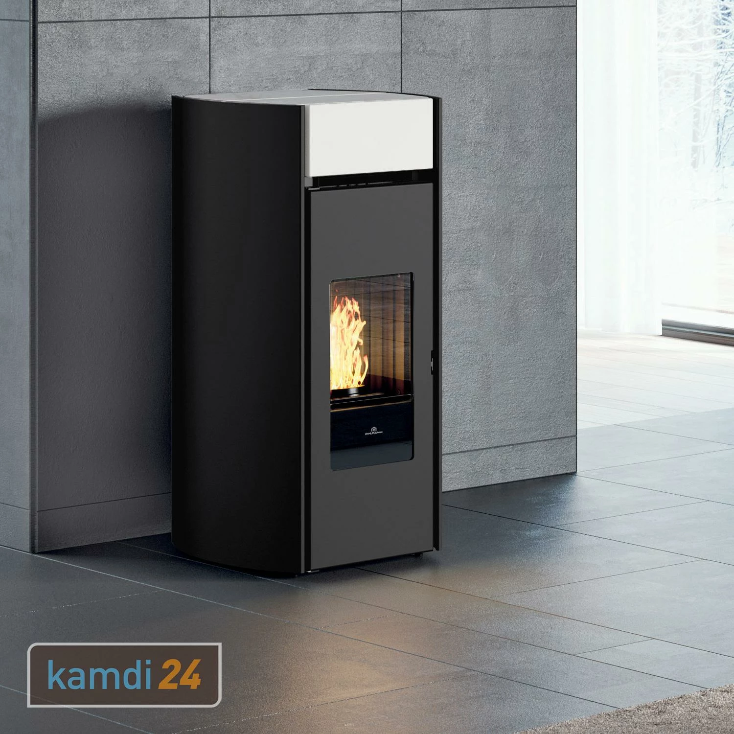 Edilkamin Myrna Q Pelletofen Keramik Weiß 3 Edilkamin Myrna Q Pelletofen Keramik Weiß