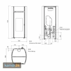 Edilkamin Myrna Q Plus Pelletofen Keramik Grau -Angebote Kamdi24 Store edilkamin myrna q plus pelletofen keramik grau 23633 m 4