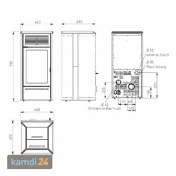 Edilkamin Nara2 Plus Up Pelletofen Keramik Mattweiß -Angebote Kamdi24 Store edilkamin nara2 plus up pelletofen keramik mattweiss 23492 m 6