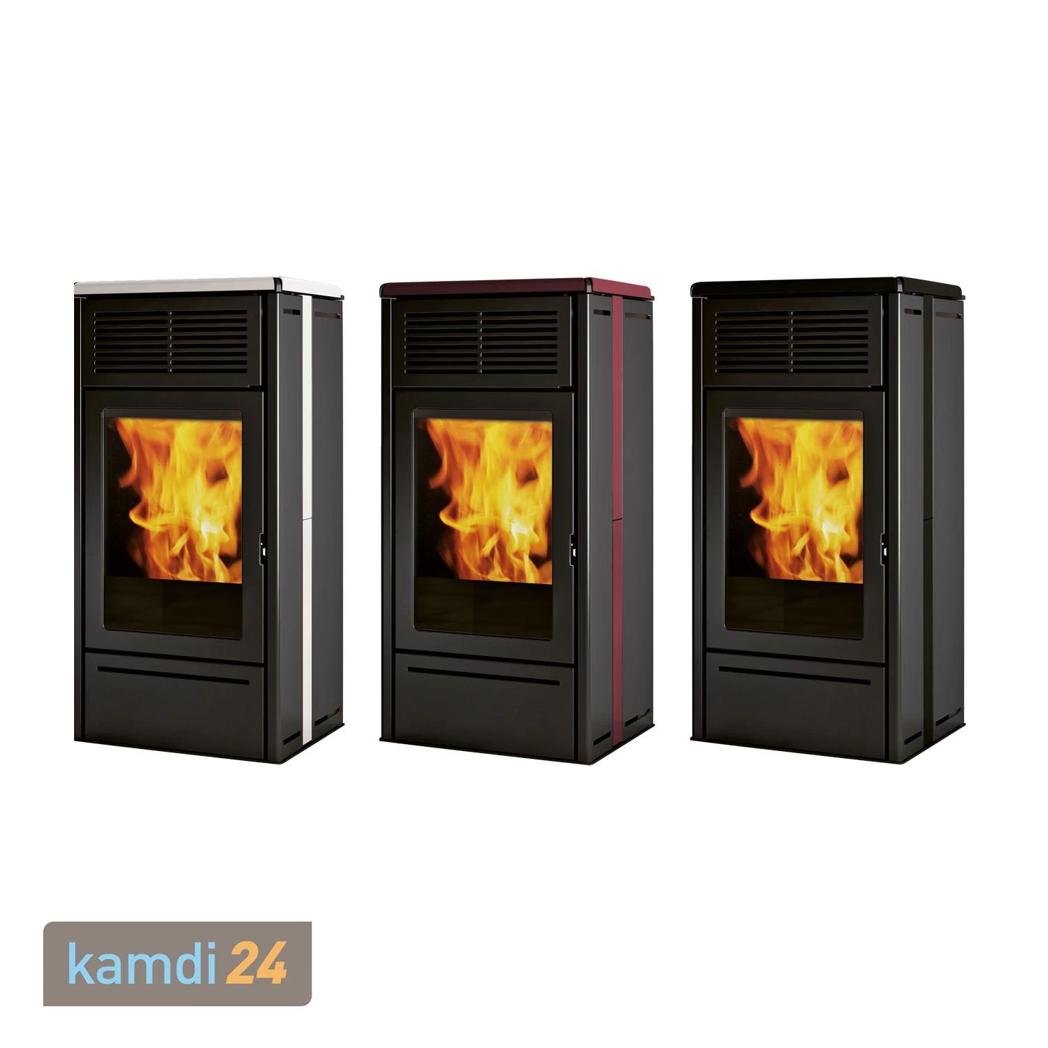 Edilkamin Nara2 Up Pelletofen Keramik Bordeaux 6 Edilkamin Nara2 Up Pelletofen Keramik Bordeaux – Bild 4