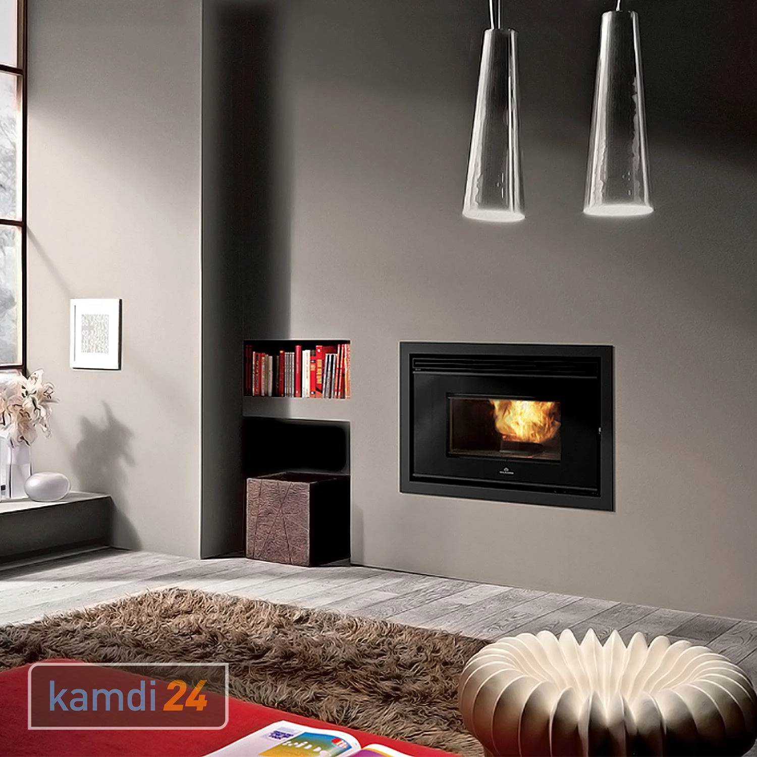 Edilkamin Pellkamin 12 Evo Pelleteinsatz Mit Einfüllrutsche 4 Edilkamin Pellkamin 12 Evo Pelleteinsatz Mit Einfüllrutsche – Bild 2