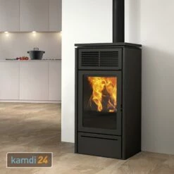 Edilkamin Slide2 5 Up Pelletofen Stahl Schwarz