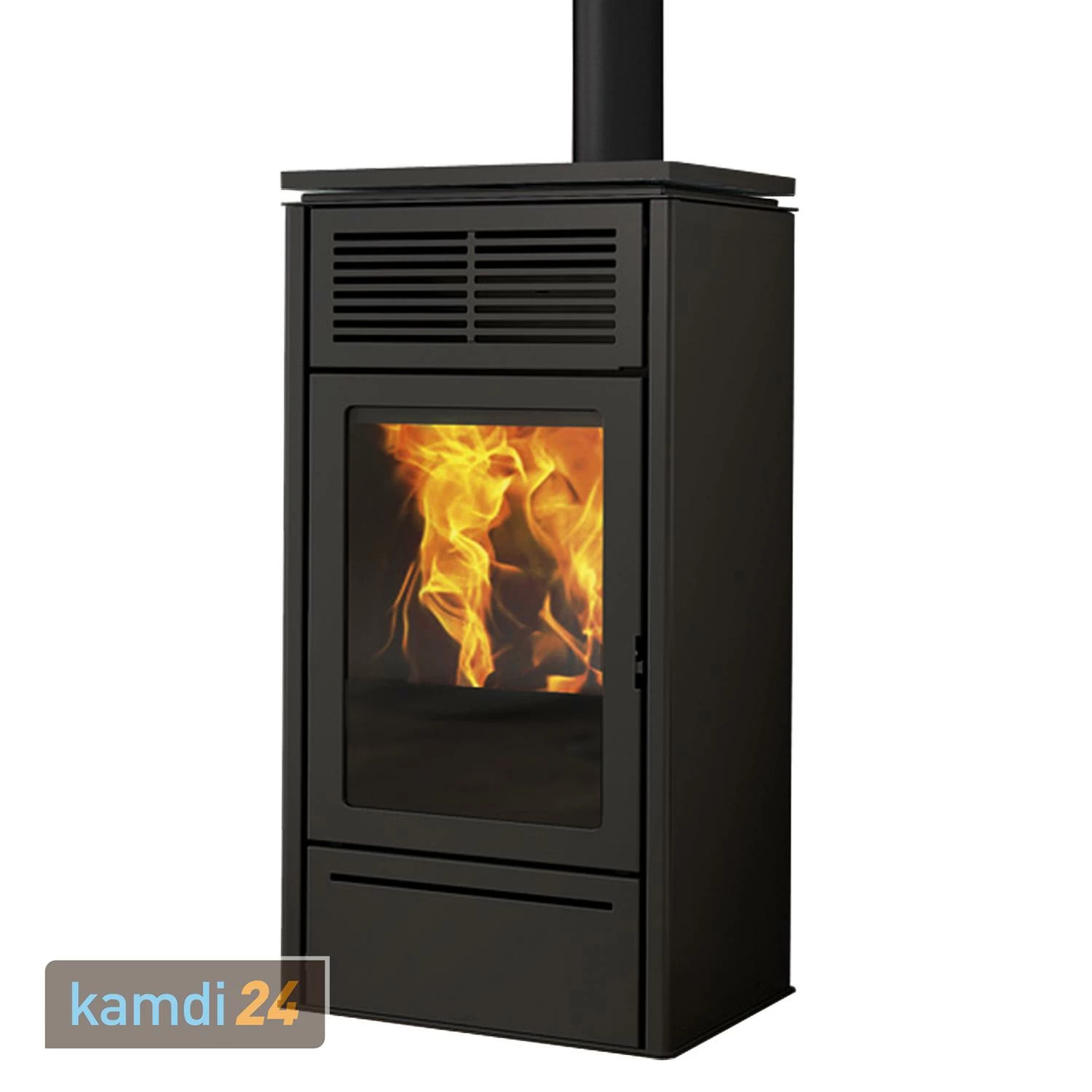 Edilkamin Slide2 7 Up Pelletofen Stahl Schwarz 2022 4 Edilkamin Slide2 7 Up Pelletofen Stahl Schwarz 2022 – Bild 2