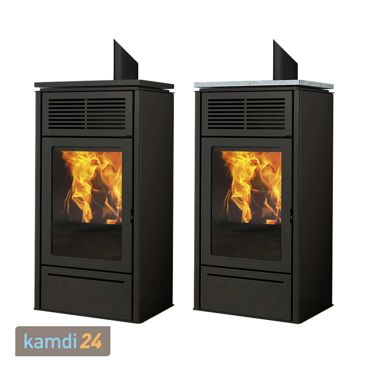 Edilkamin Slide2 7 Up Pelletofen Stahl Schwarz 2022 6 Edilkamin Slide2 7 Up Pelletofen Stahl Schwarz 2022 – Bild 4