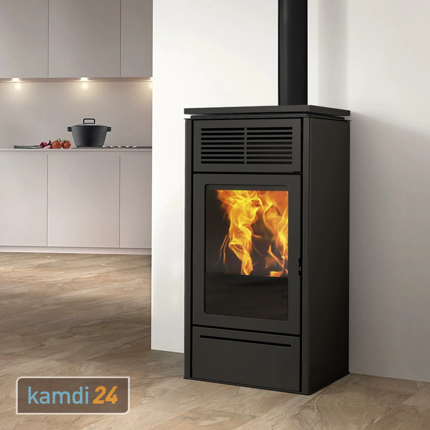 Edilkamin Slide2 7 Up Pelletofen Stahl Schwarz 2022 3 Edilkamin Slide2 7 Up Pelletofen Stahl Schwarz 2022