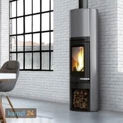 Edilkamin Tally 8 S Kaminofen Stahl Gussgrau