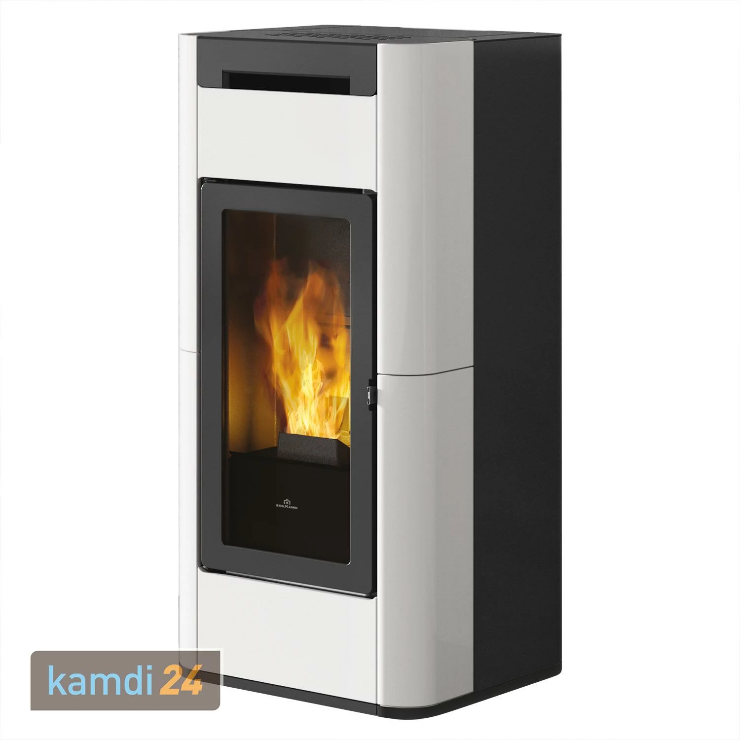 Edilkamin Tera H 30 EVO Wasserführender Pelletofen Keramik Weiß Inkl. Kit R-FX 4 Edilkamin Tera H 30 EVO Wasserführender Pelletofen Keramik Weiß Inkl. Kit R-FX – Bild 2