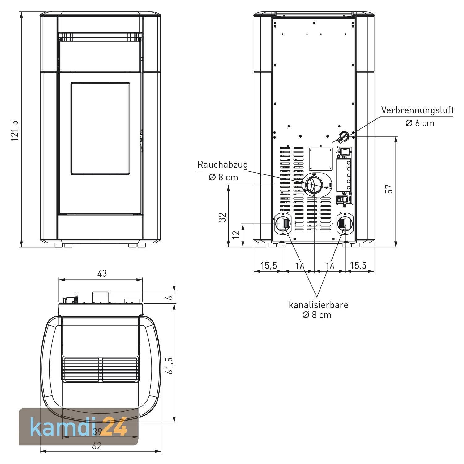 Edilkamin Vyda EVO Pelletofen Naturstein 6 Edilkamin Vyda EVO Pelletofen Naturstein – Bild 4