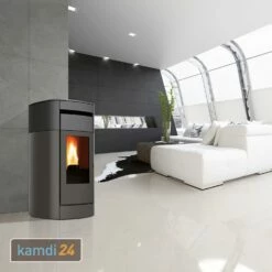 Edilkamin Vyda2 H 22 Up Wasserführender Pelletofen Keramik Dunkelgrau Inkl. Kit R-FX -Angebote Kamdi24 Store edilkamin vyda2 h 22 up wasserfuehrender pelletofen keramik dunkelgrau inkl kit r fx 24383 m 2