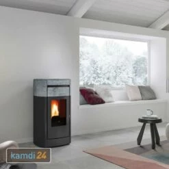 Edilkamin Vyda2 H 22 Up Wasserführender Pelletofen Naturstein Inkl. Kit R-FX -Angebote Kamdi24 Store edilkamin vyda2 h 22 up wasserfuehrender pelletofen naturstein inkl kit r fx 24384 m 2