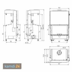 Edilkamin Widro 85 CS Wasserführender Kamineinsatz -Angebote Kamdi24 Store edilkamin widro 85 cs wasserfuehrender kamineinsatz 23875 m 2