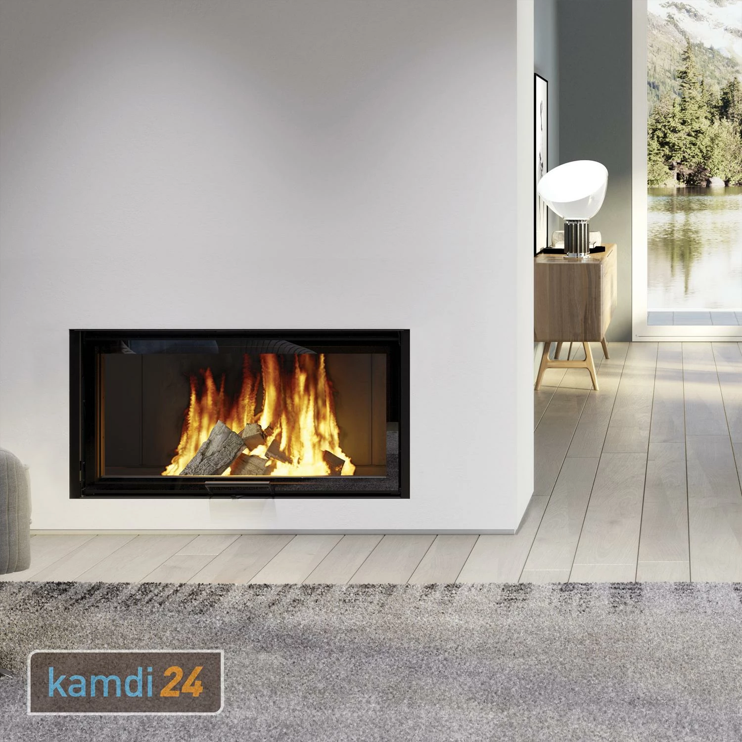 Edilkamin Windo 100 Kamineinsatz Feuerraum Schwarz 4 Edilkamin Windo 100 Kamineinsatz Feuerraum Schwarz – Bild 2