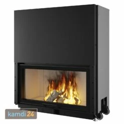 Edilkamin Windo 100 Kamineinsatz Feuerraum Weiß