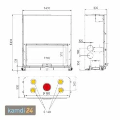 Edilkamin Windo 120 Kamineinsatz Feuerraum Schwarz -Angebote Kamdi24 Store edilkamin windo 120 kamineinsatz feuerraum schwarz 19250 m 3