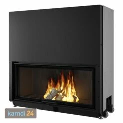 Edilkamin Windo 120 Kamineinsatz Feuerraum Schwarz