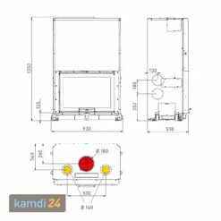 Edilkamin Windo 70 Kamineinsatz Feuerraum Schwarz -Angebote Kamdi24 Store edilkamin windo 70 kamineinsatz feuerraum schwarz 19242 m 3