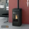 Edilkamin Yana Pelletofen Keramik Schwarz