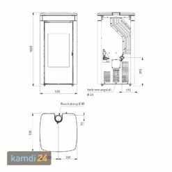 Edilkamin Yana Pelletofen Keramik Schwarz -Angebote Kamdi24 Store edilkamin yana pelletofen keramik schwarz 23583 m 4
