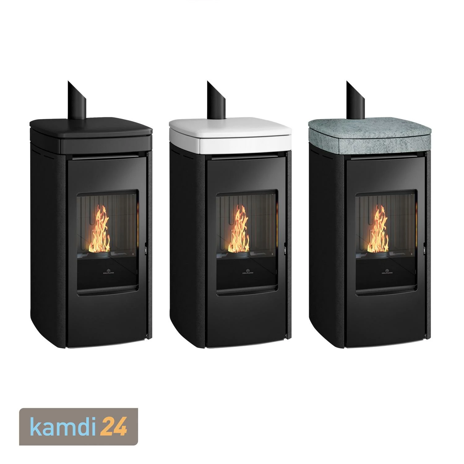Edilkamin Yana Pelletofen Keramik Weiß 6 Edilkamin Yana Pelletofen Keramik Weiß – Bild 4