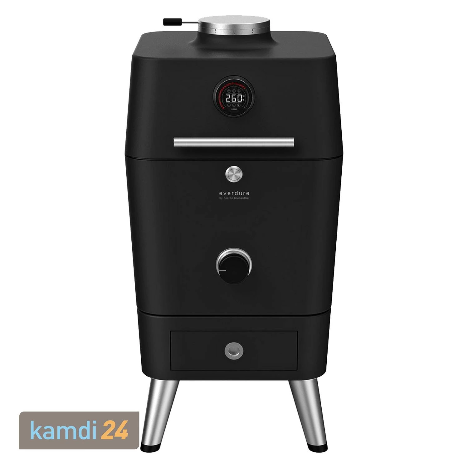 Everdure 4K Holzkohlegrill Schwarz 3 Everdure 4K Holzkohlegrill Schwarz