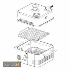 Everdure CUBE 360 Tragbarer Holzkohlegrill Mit Deckel All Black -Angebote Kamdi24 Store everdure cube 360 tragbarer holzkohlegrill mit deckel all black 25675 m 11