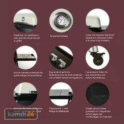 Everdure FORCE™ Gasgrill Stone + Abdeckhaube -Angebote Kamdi24 Store everdure force gasgrill stone abdeckhaube 12788 m 9