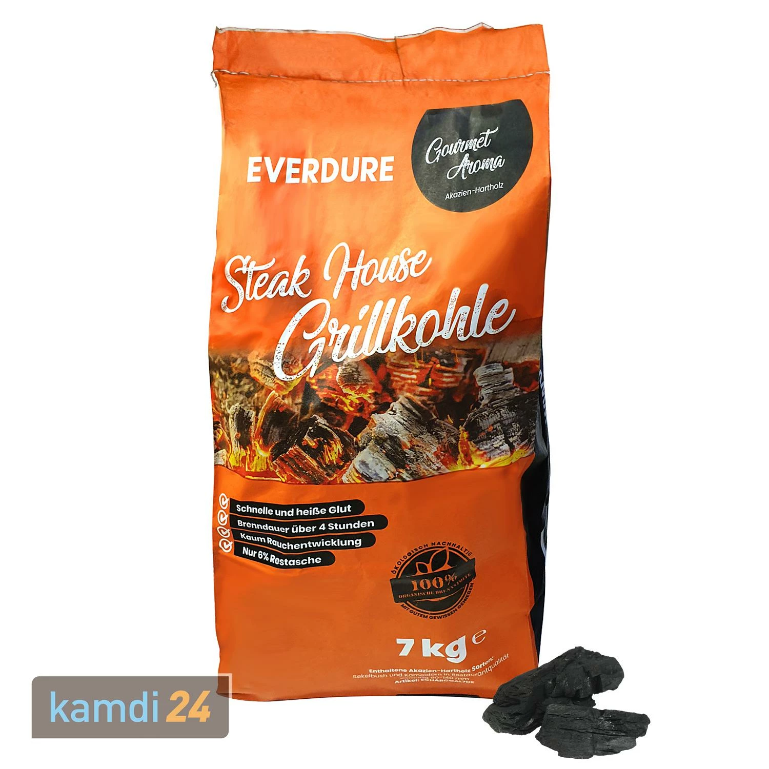 Everdure Steak House Grillkohle 7 Kg 3 Everdure Steak House Grillkohle 7 Kg