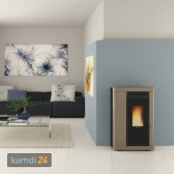 Extraflame Annabella AD EVO Pelletofen Stahl Tortora -Angebote Kamdi24 Store extraflame annabella ad evo pelletofen stahl tortora 24050 m 4