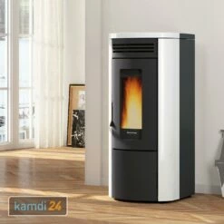 Extraflame Costanza Idro Wasserführender Pelletofen Weiß