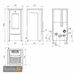 Extraflame Dahiana Pelletofen Bronze -Angebote Kamdi24 Store extraflame dahiana pelletofen bronze 21520 m 6