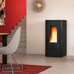 Extraflame Dahiana Plus Pelletofen Schwarz