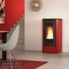 Extraflame Dahiana Plus VFS Pelletofen Stahl Bordeaux