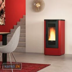Extraflame Dahiana Plus VFS Pelletofen Stahl Bordeaux