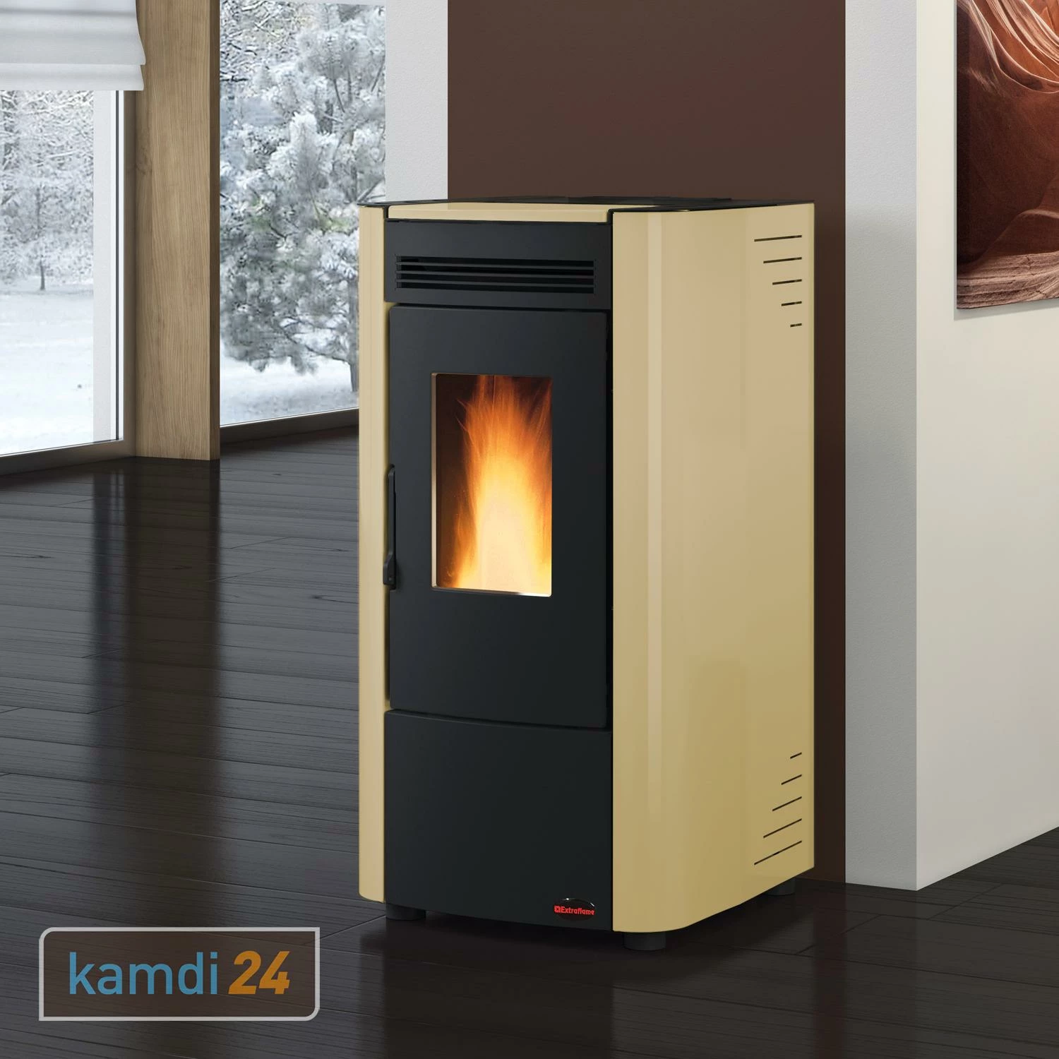 Extraflame Ketty EVO 2.0 Pelletofen Pergamena 3 Extraflame Ketty EVO 2.0 Pelletofen Pergamena