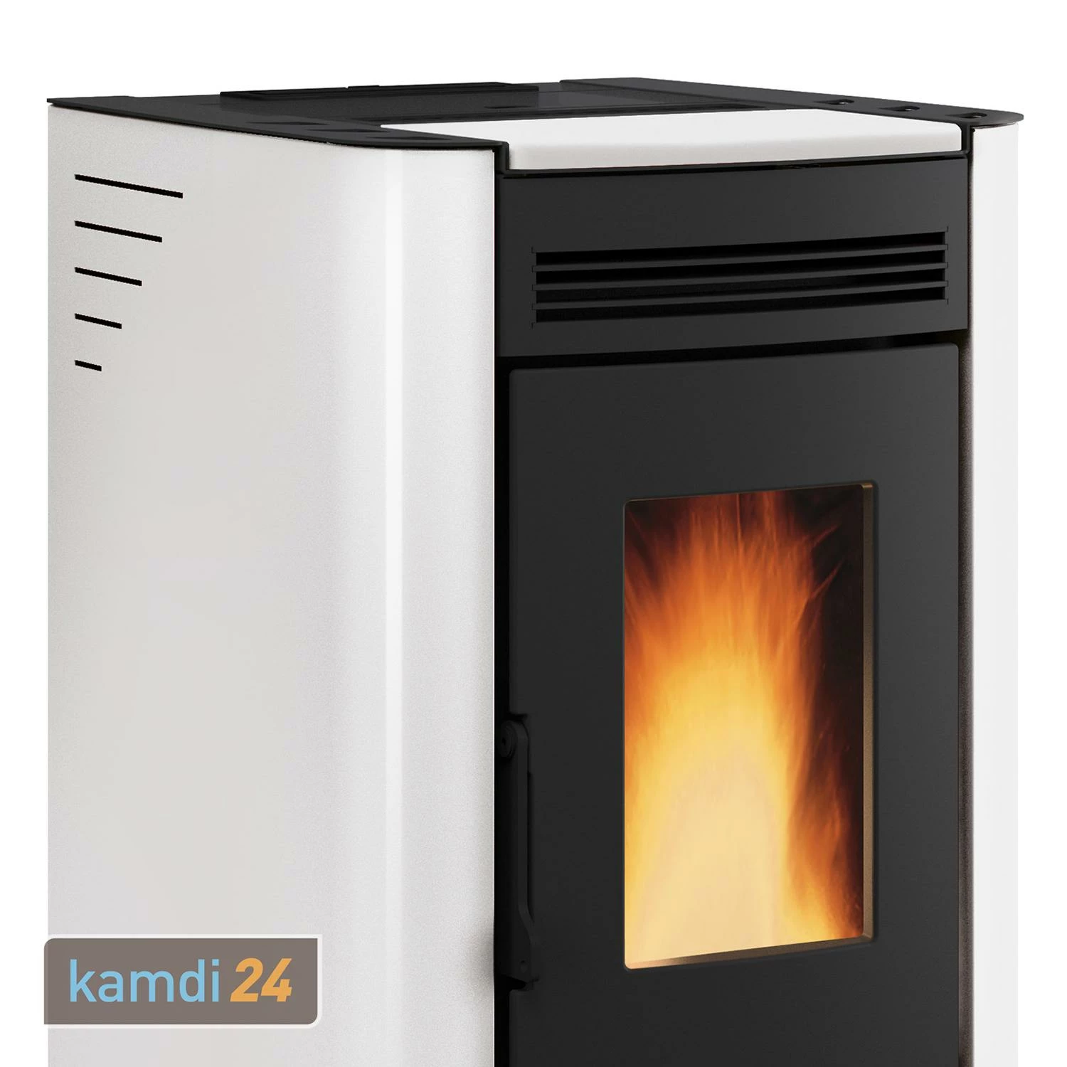 Extraflame Ketty EVO 2.0 Pelletofen Weiß 5 Extraflame Ketty EVO 2.0 Pelletofen Weiß – Bild 3