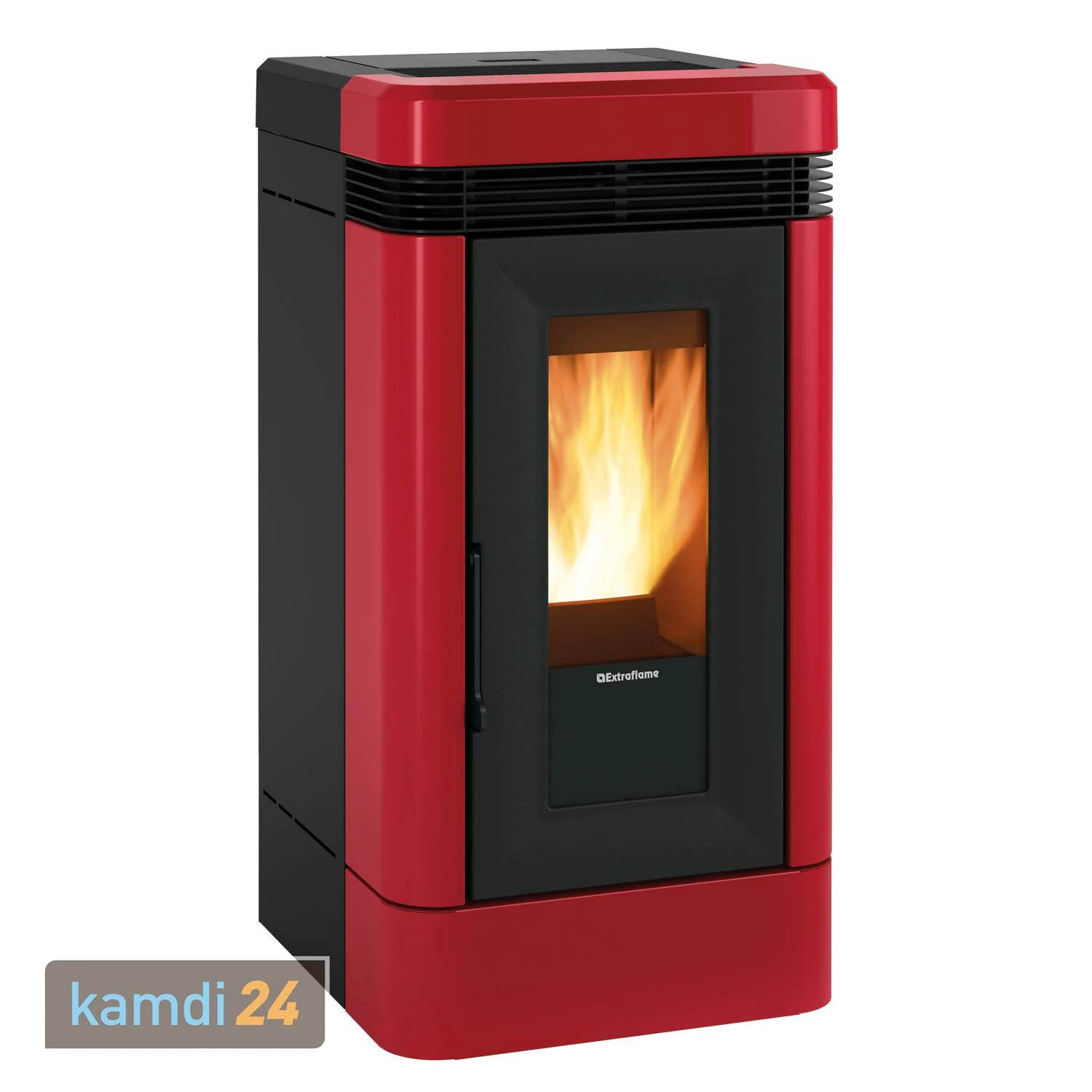 Extraflame Lucia Pelletofen Bordeaux 5 Extraflame Lucia Pelletofen Bordeaux – Bild 3